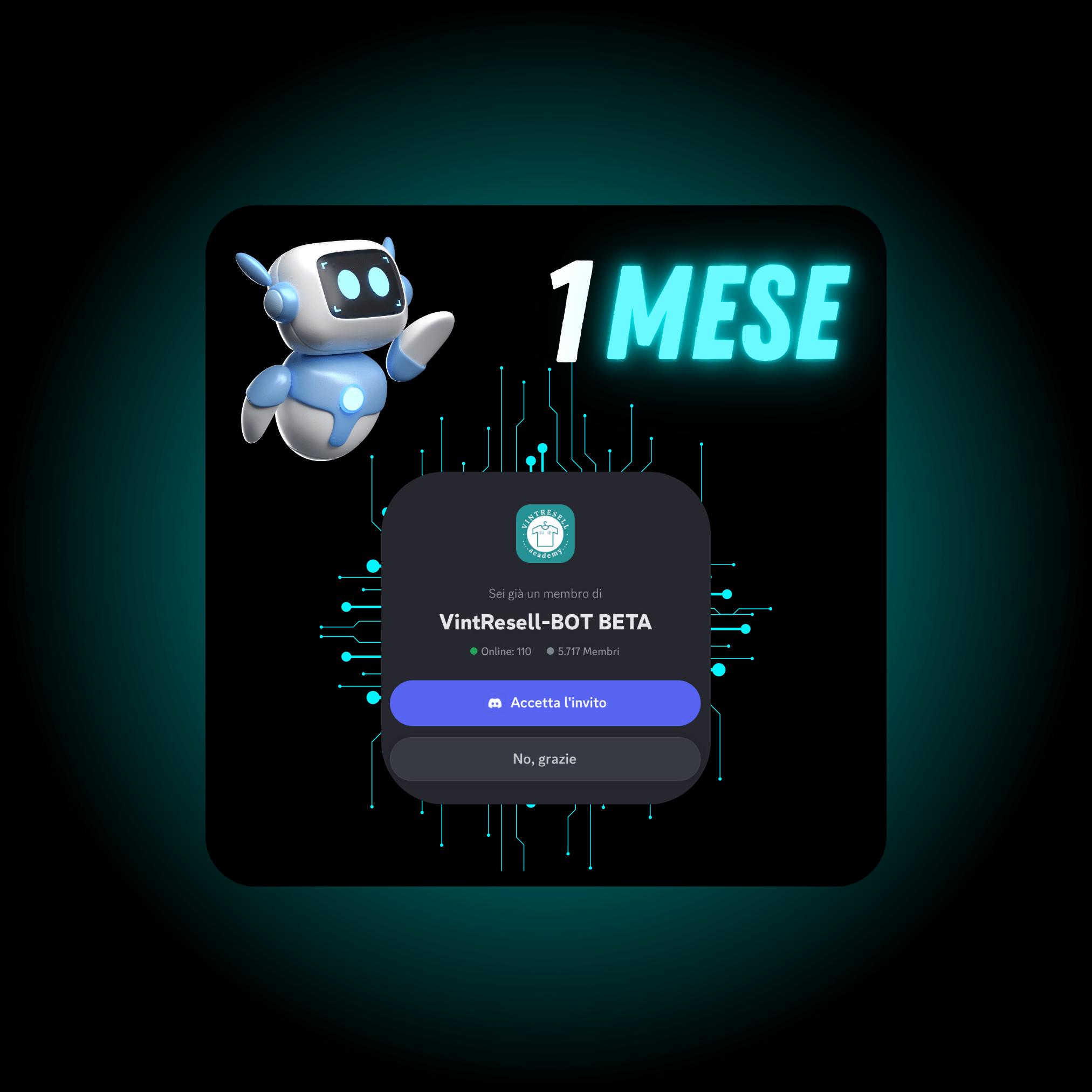 VintResellBot Iscrizione 1 Mese - VintResell